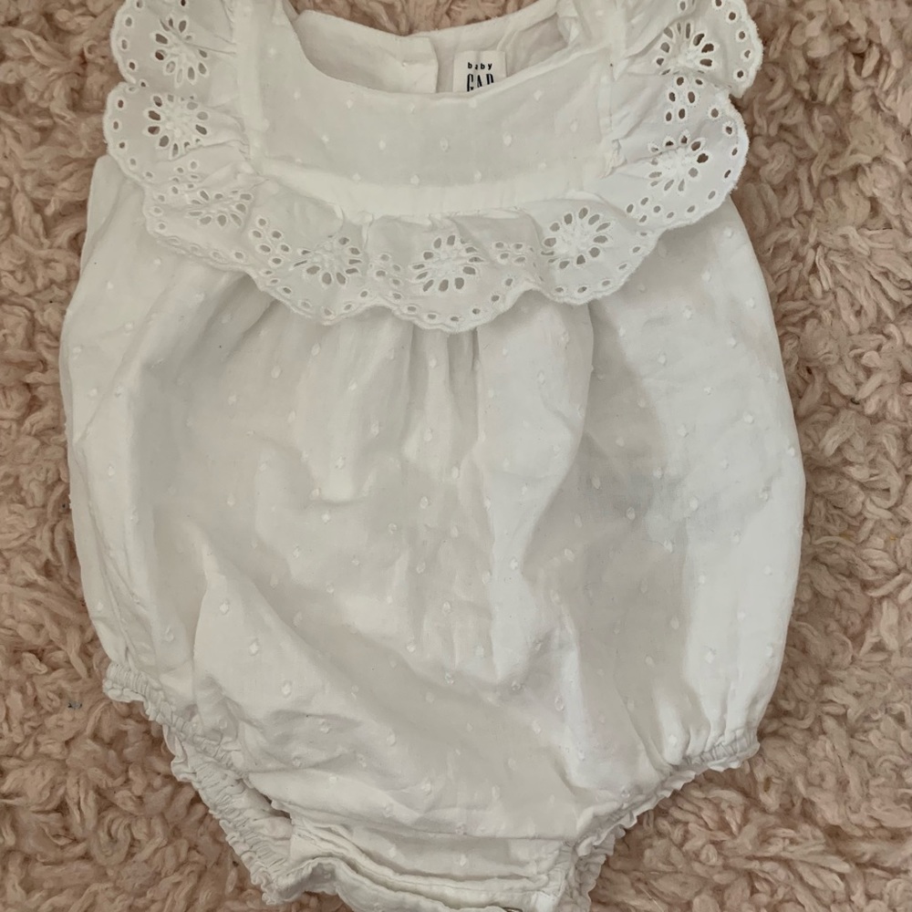 Baby GAP eyelet romper